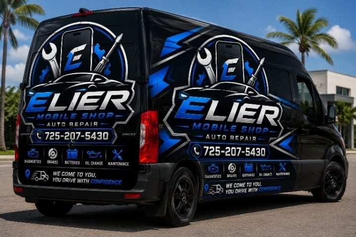 Elier van — rear