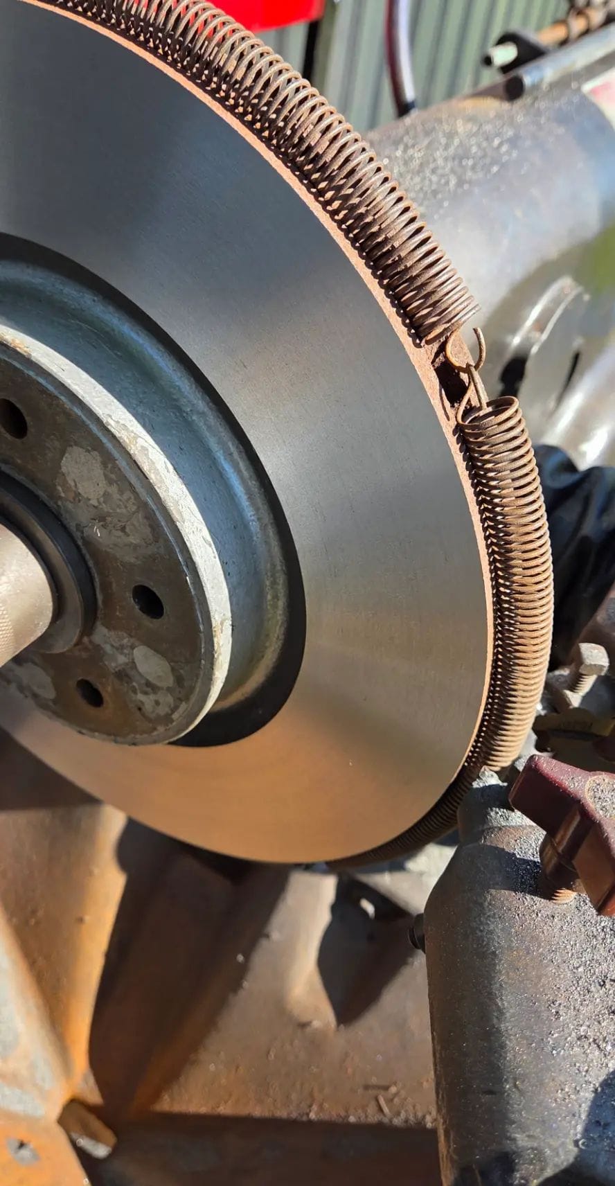 Freshly machined rotor